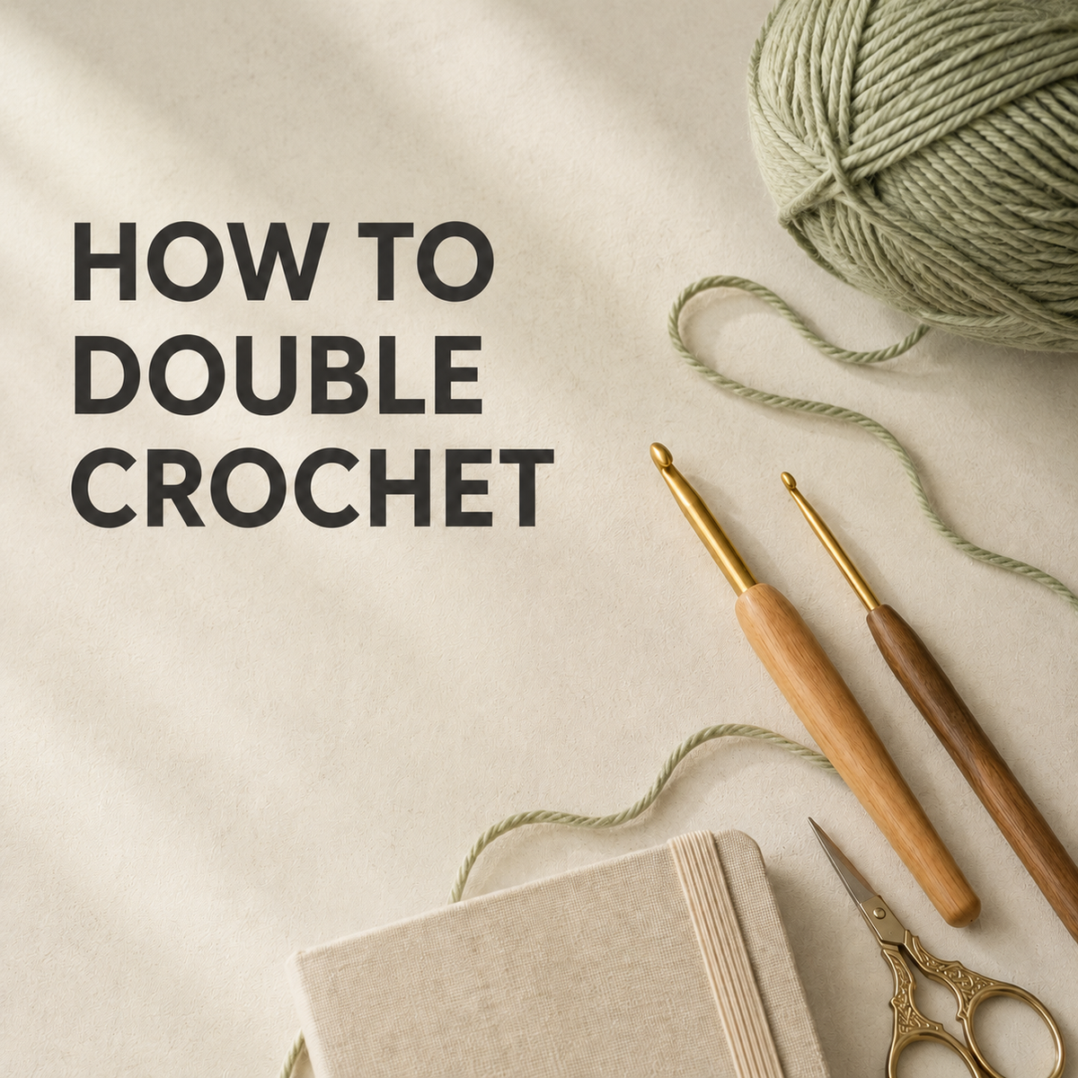 How to Double Crochet